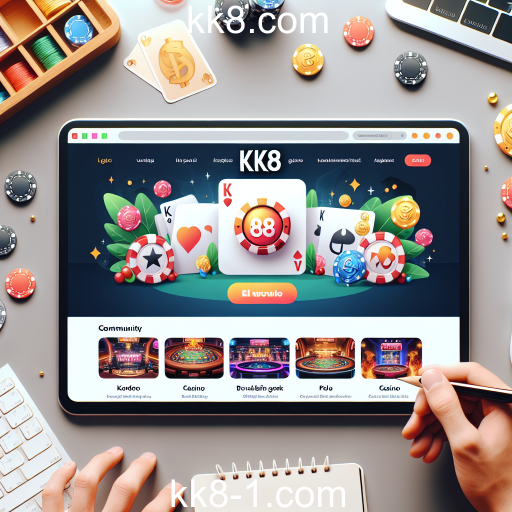 Explorando a Categoria Comunidade no kk8.com